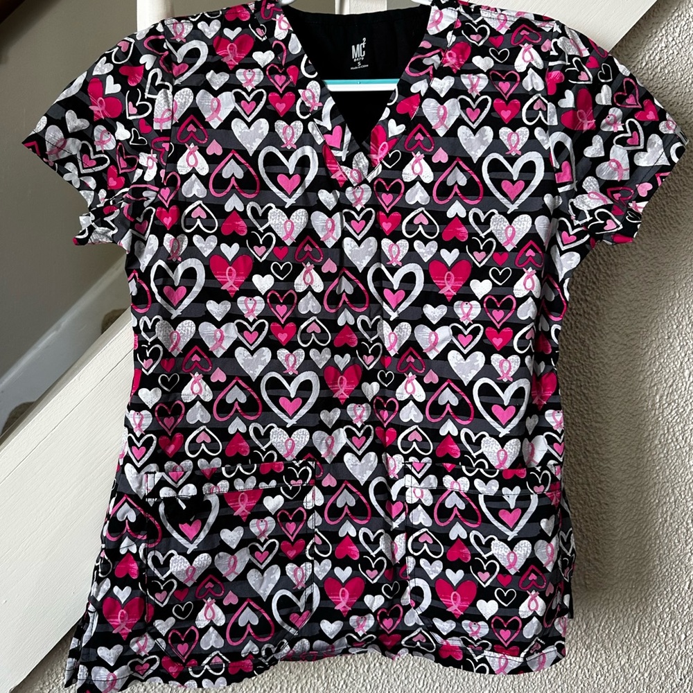 Scrub top - size small